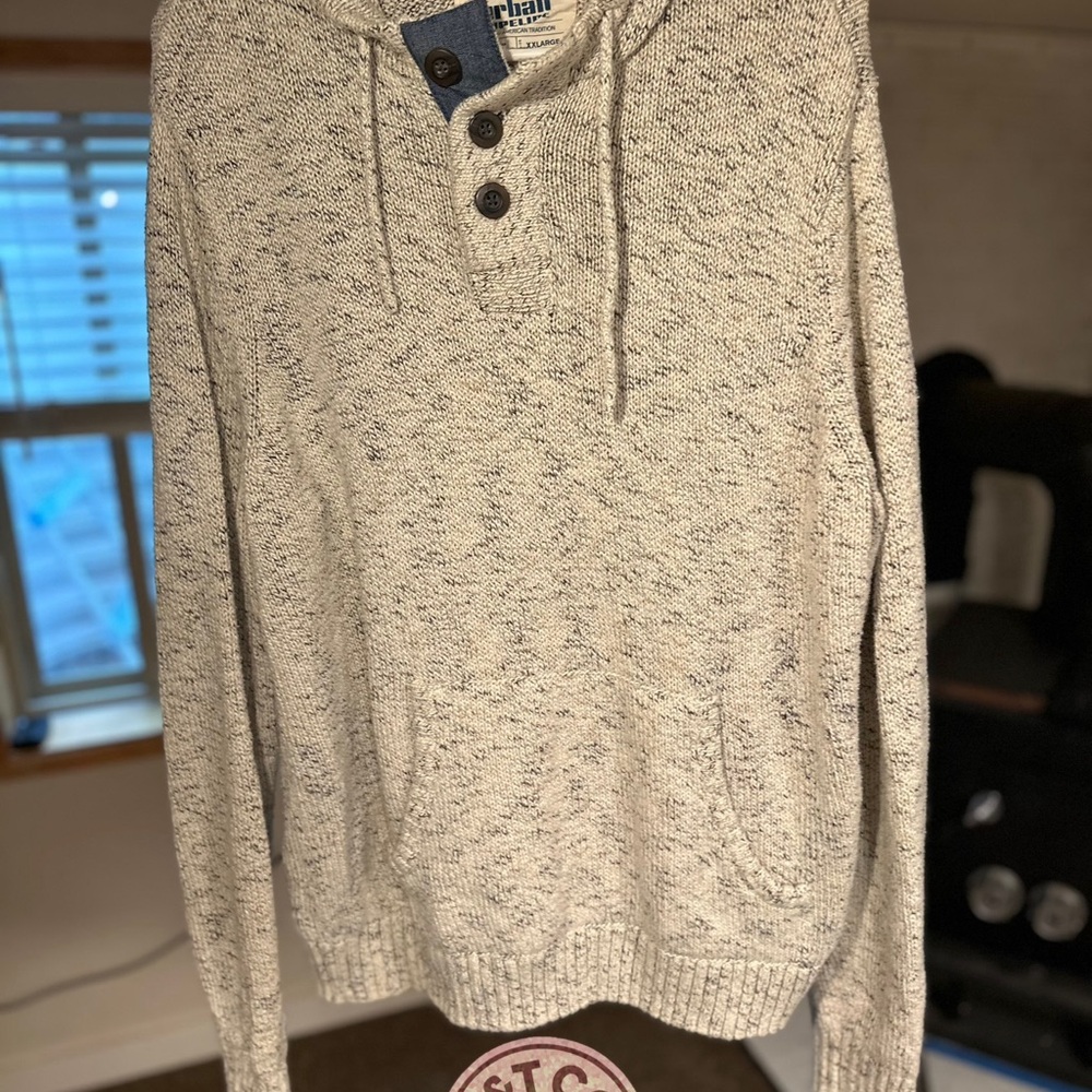 Urban Pipeline Cream Crewneck Sweater